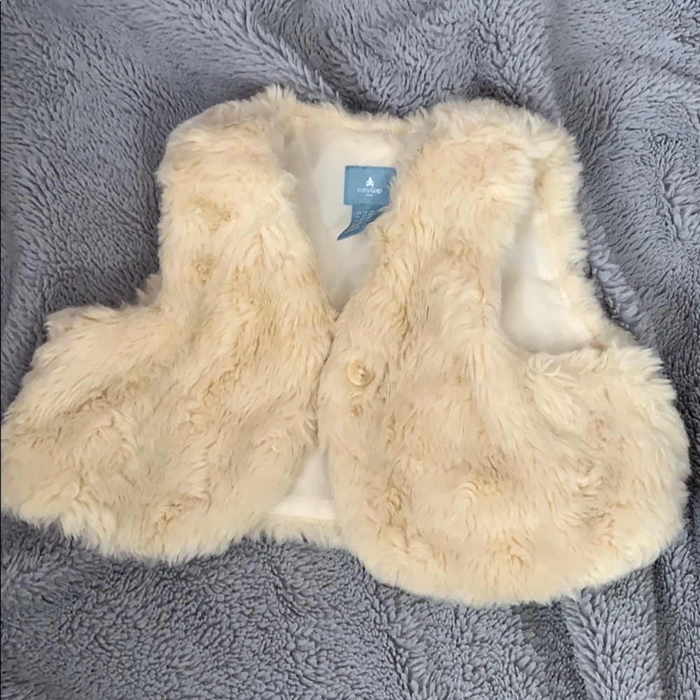 Baby girl - fur vest